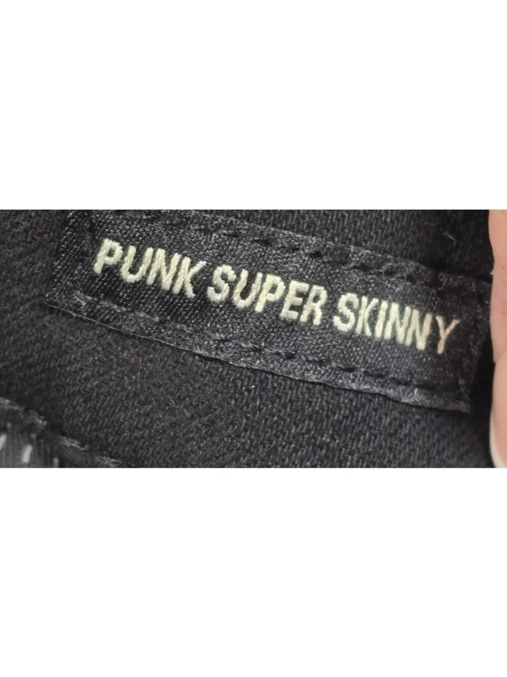 Cult of Individuality Jeans Punk Super Skinny Studded 622A1-SSO4V Black 30x32
